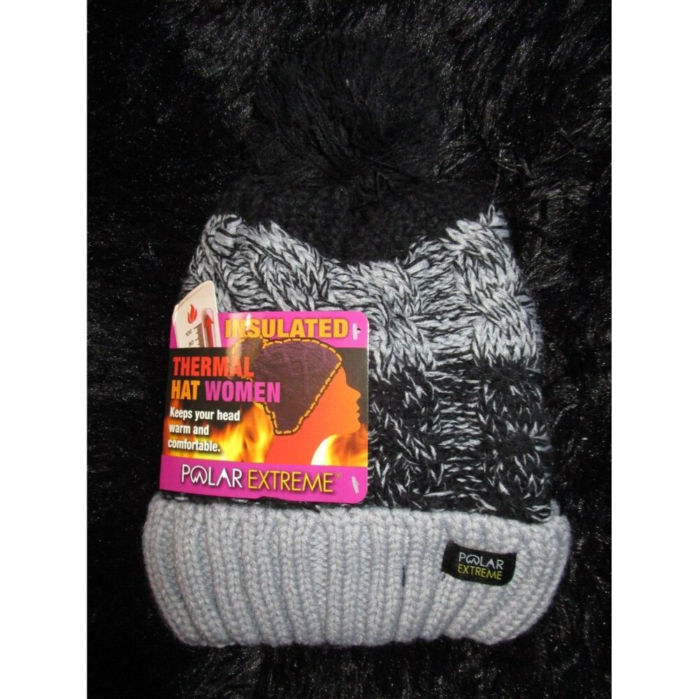 Polar Extreme Women's Thermal Insulated Winter Knit Hat Beanie